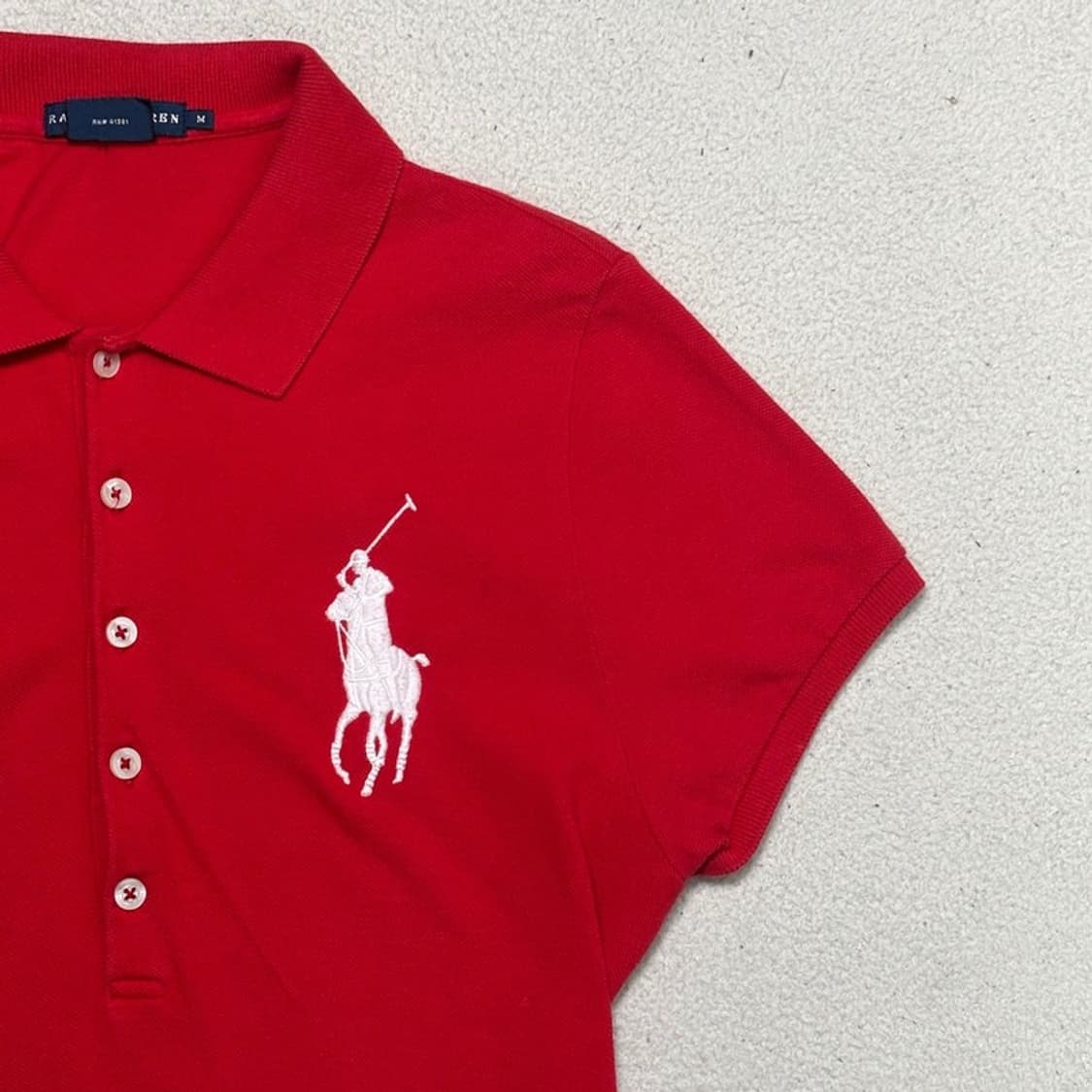 POLO RALPH LAUREN 빅포니 원피스 레드 M 상품이미지3