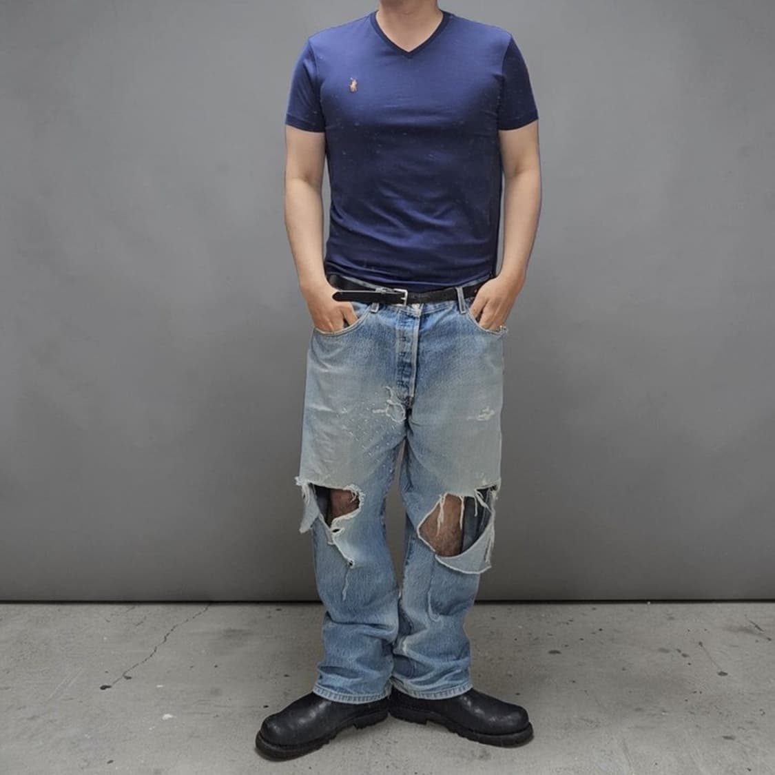 폴로 랄프로렌 큐알 반팔티 S M0270 상품이미지1