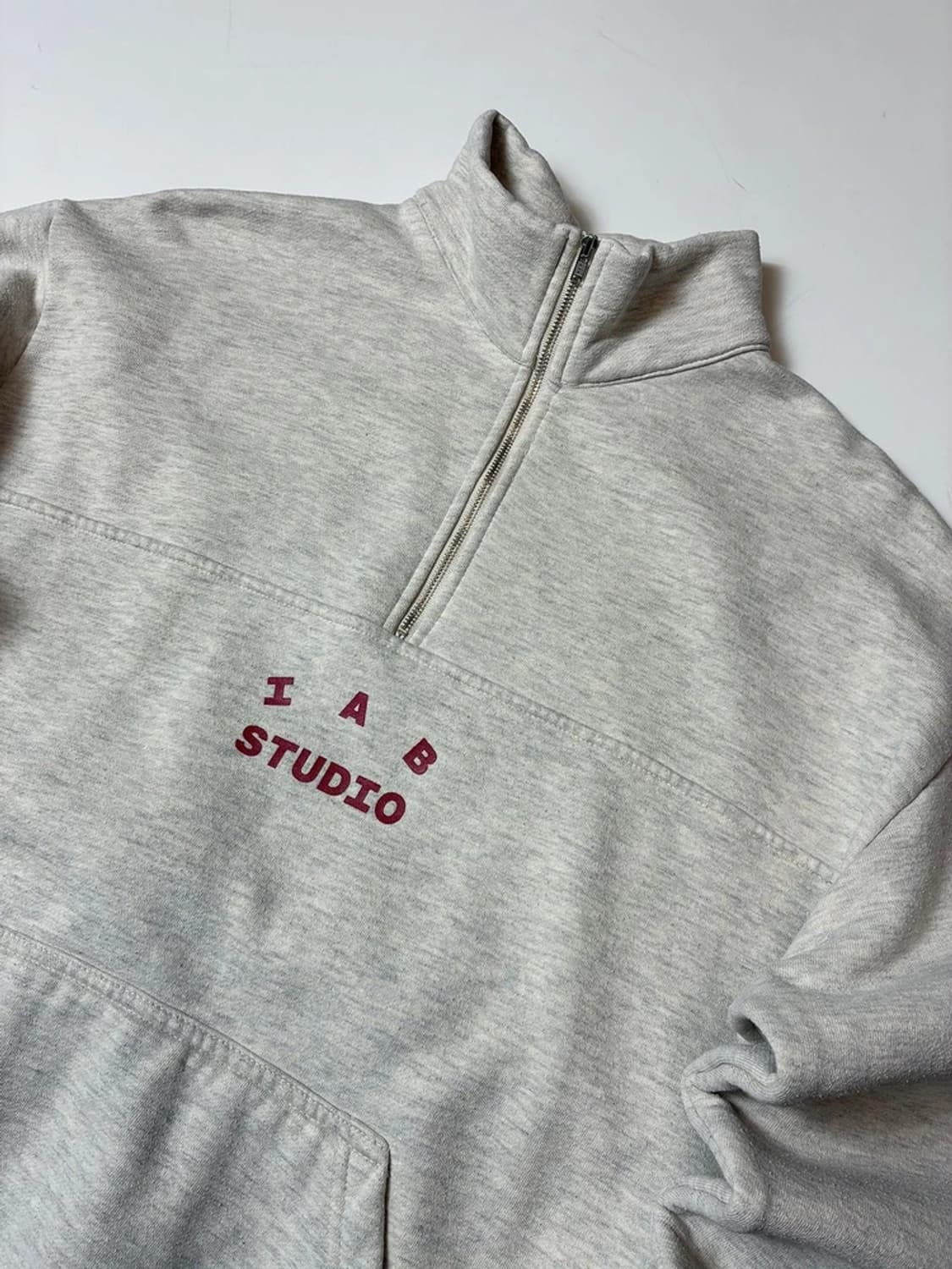 아이앱스튜디오 하프 집 풀오버 맨투맨 PN9327 상품이미지2