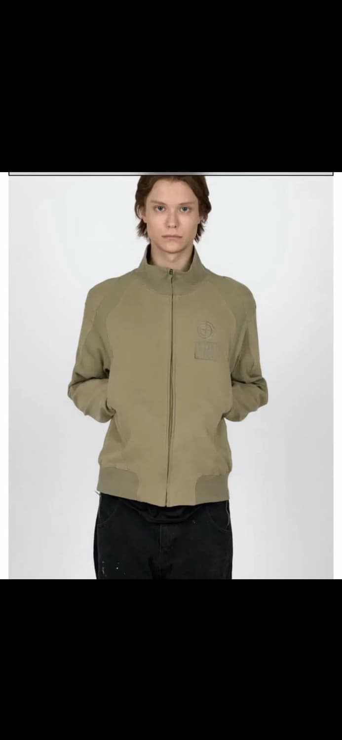 플라스틱프로덕트 contrast zipped jacket 카키 m 상품이미지1