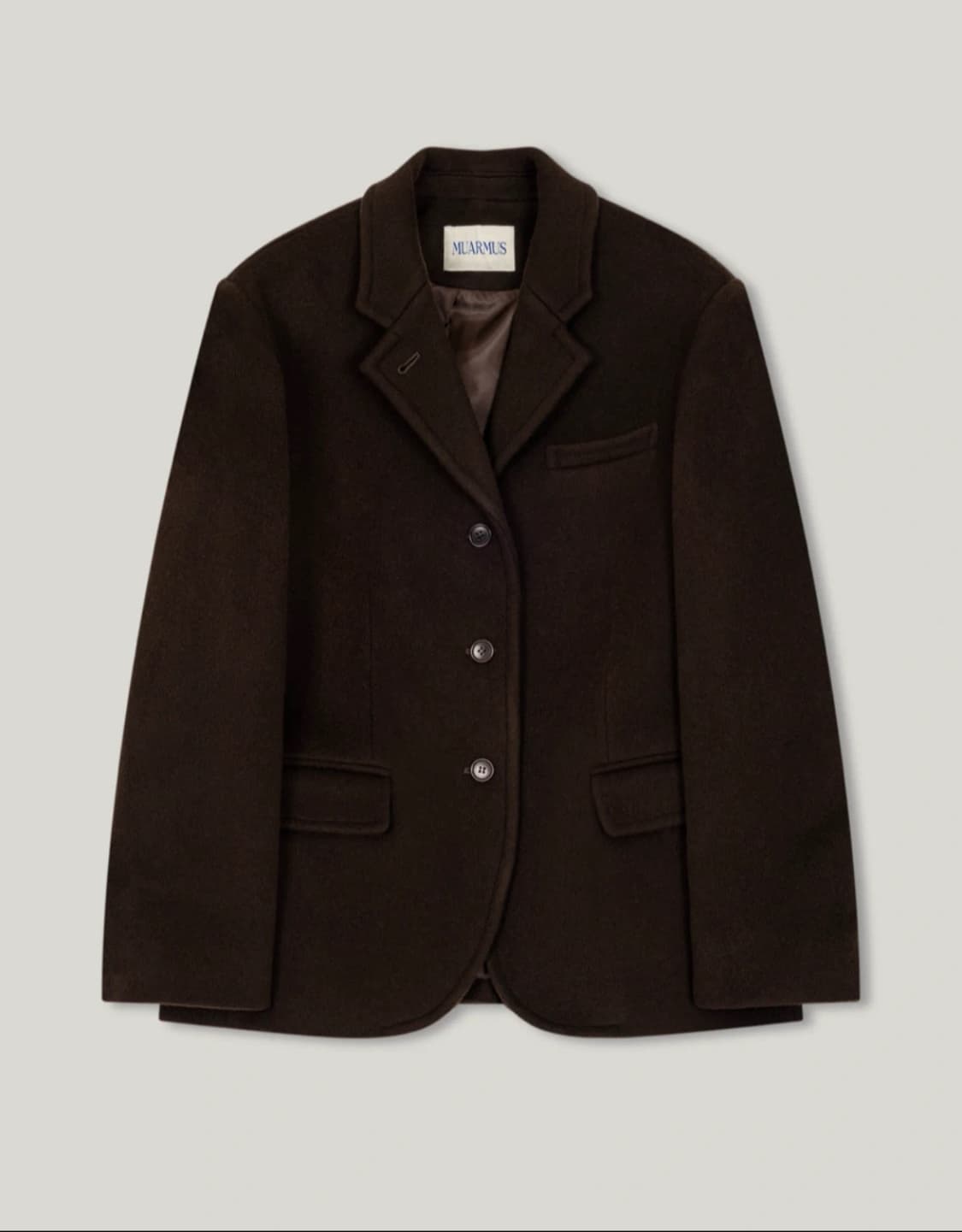 무아르무스 울블레이저 카키브라운 상품이미지3