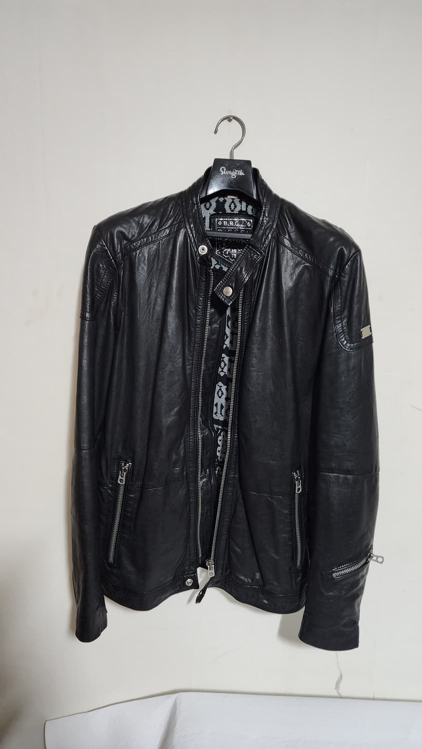 디젤(DIESEL) 레더 가죽 라이더 자켓 상품이미지3