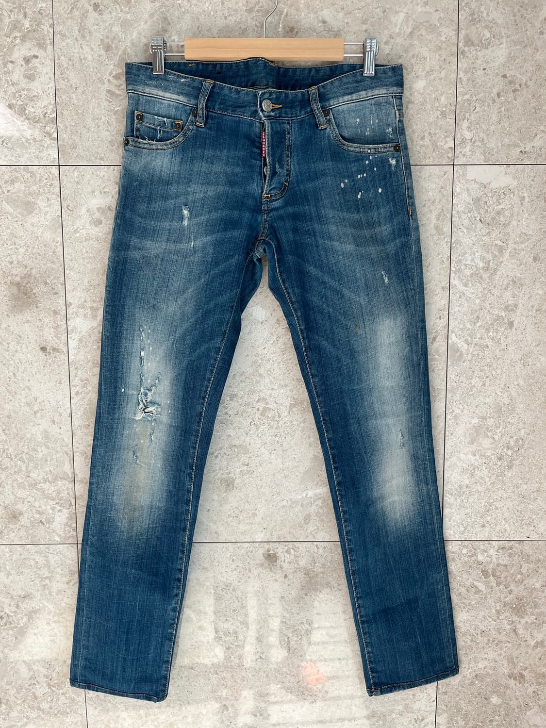 디스퀘어드2 데미지 워싱 청바지 44사이즈 정품 상품이미지1