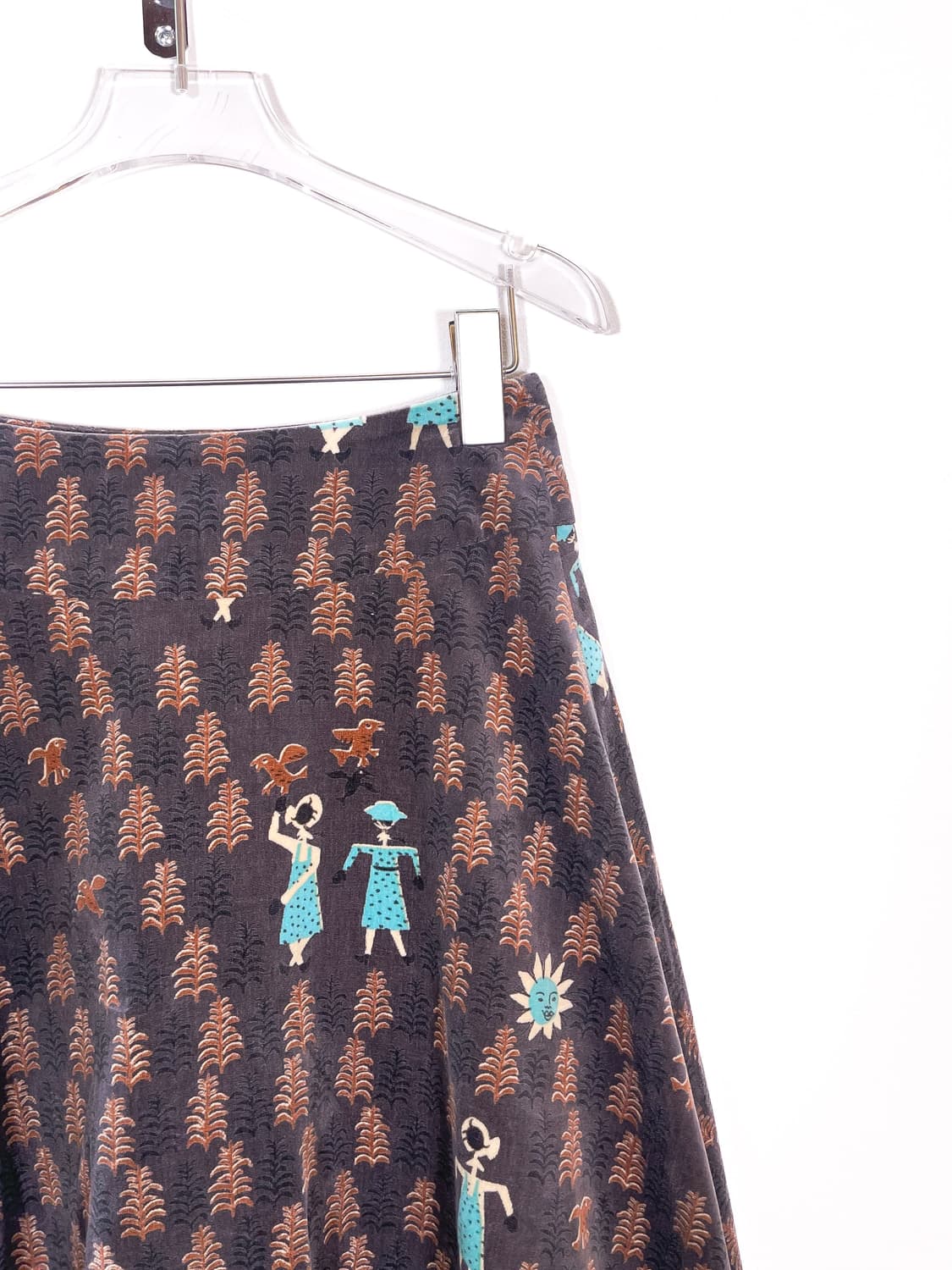 빈티지 패턴 미디스커트 상품이미지7