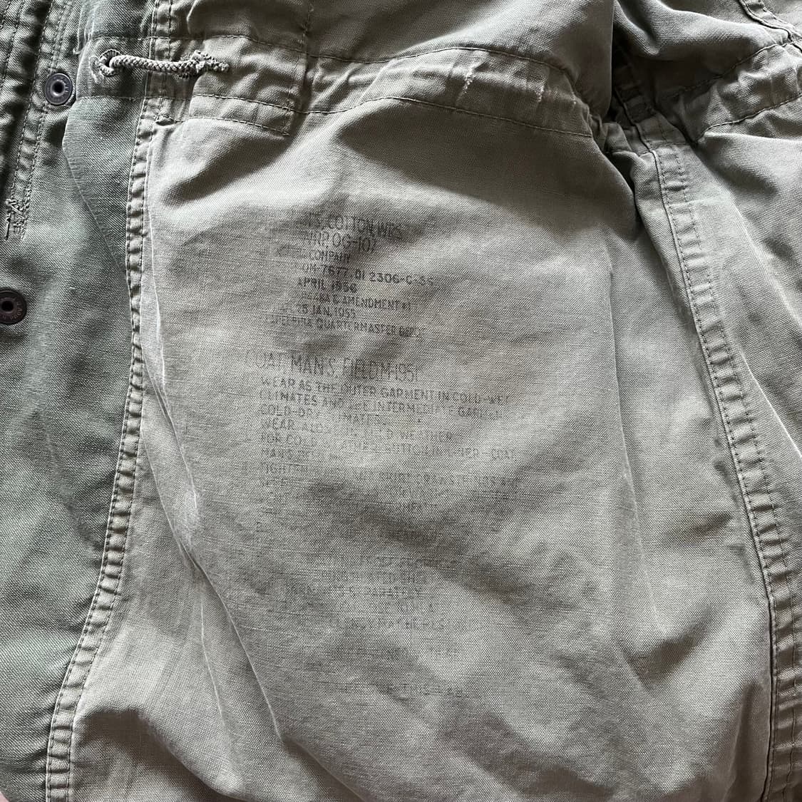 오리지널 밀리터리 m51 필드자켓 상품이미지4