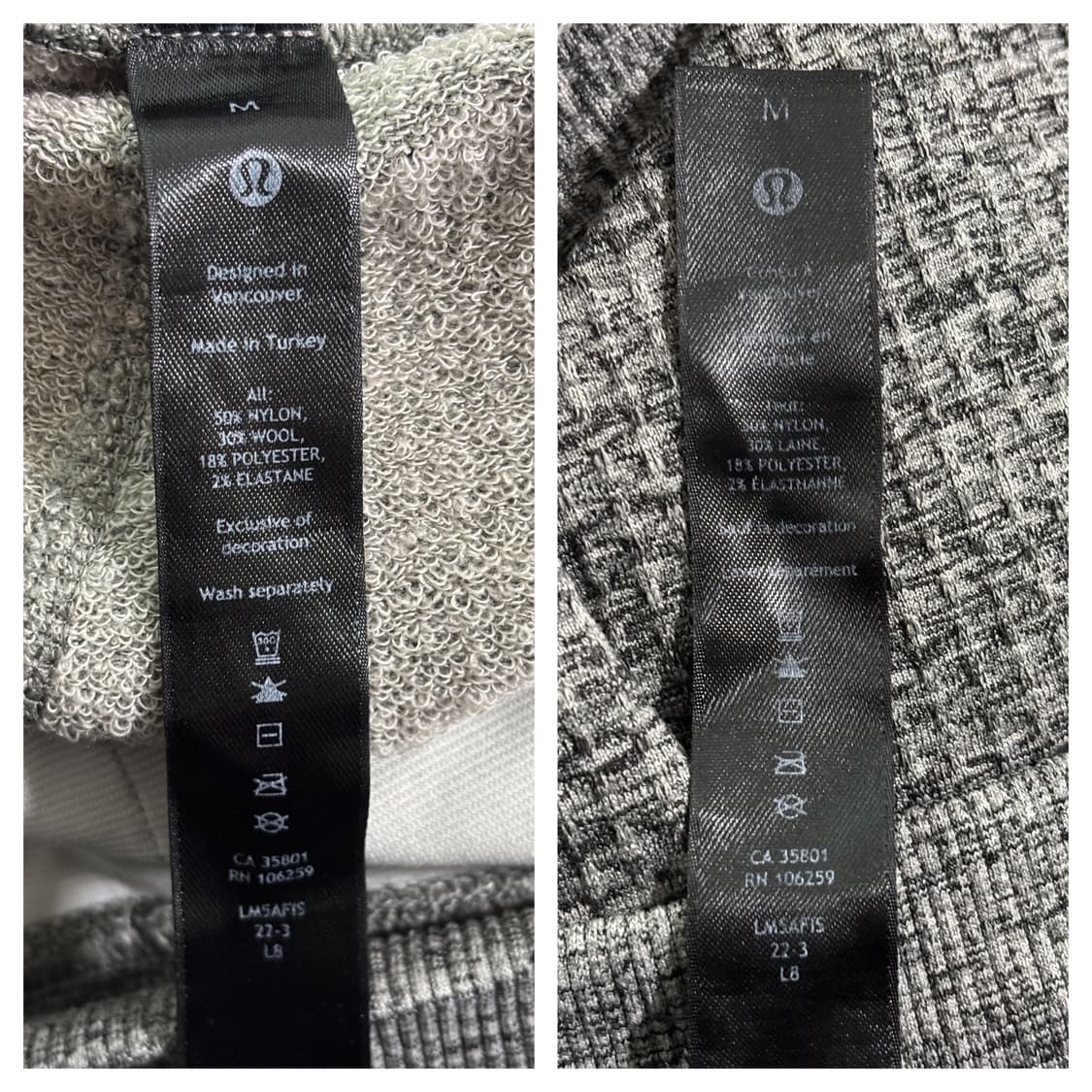 룰루레몬 엔지니어드 웜스 조거팬츠M/멜란지그레이 상품이미지7