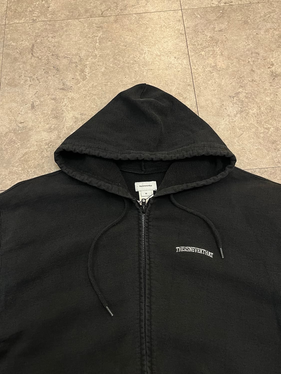 디스이즈네버뎃 후드집업 블랙 XL #csz2197 상품이미지6