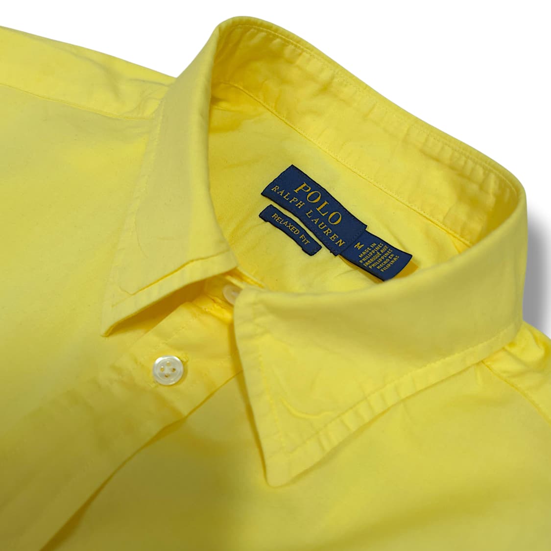 [M] 폴로 옐로우 릴렉스핏 코튼 긴팔셔츠 상품이미지8