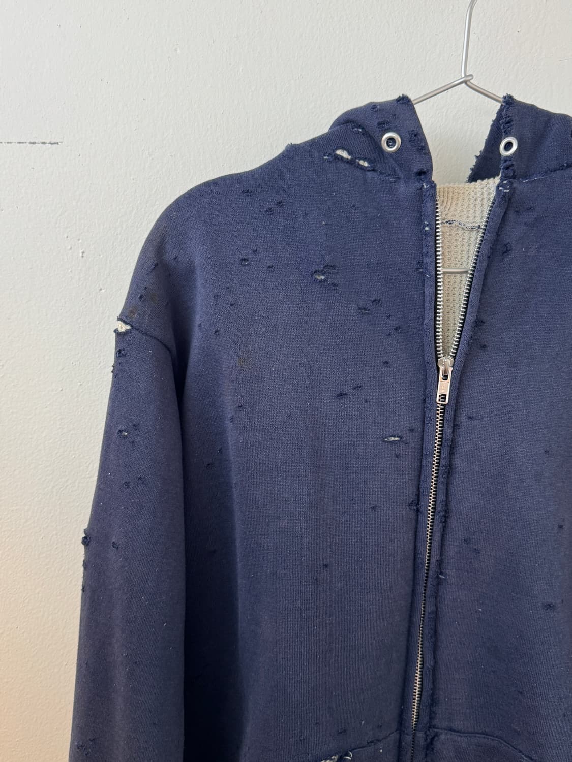 70‘s thermal lined hoodie zip parka 상품이미지2