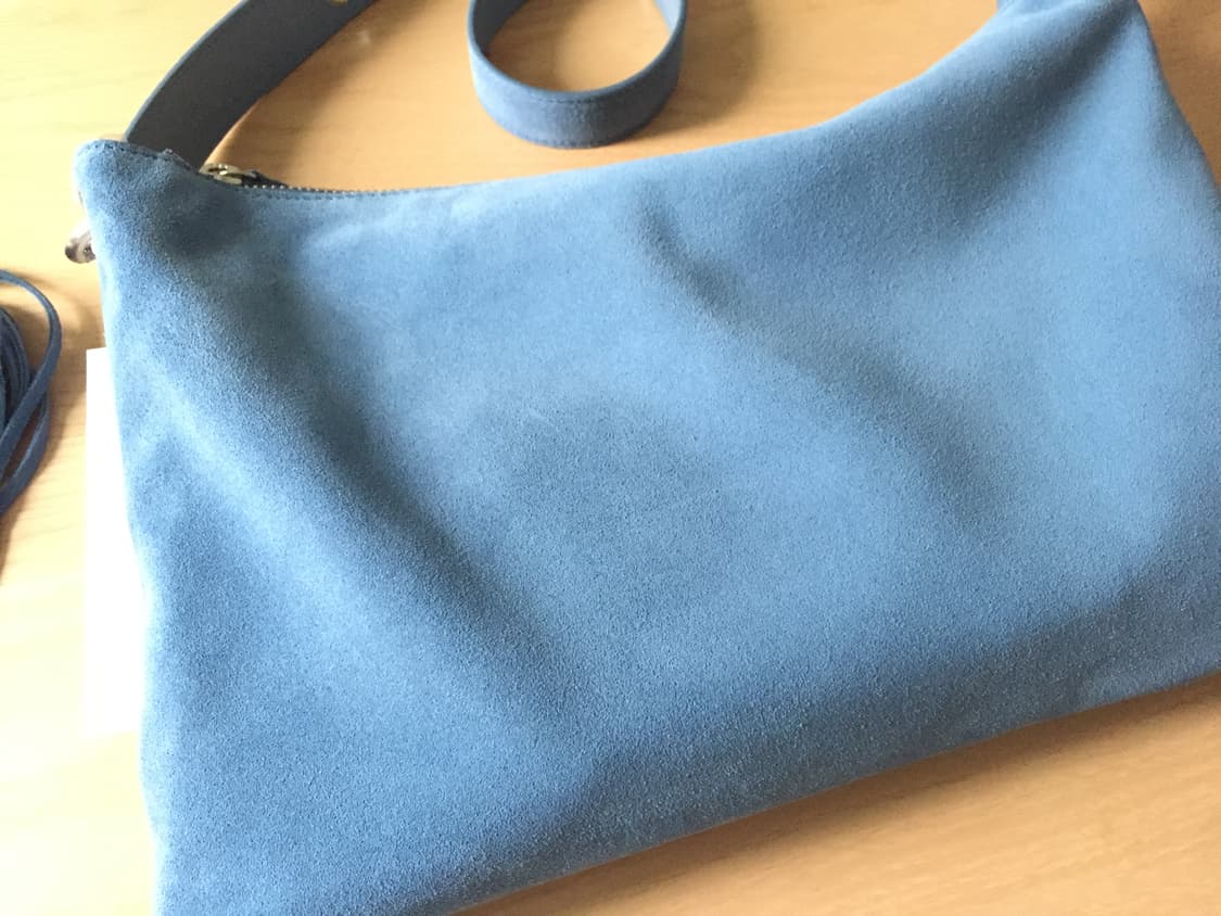 MESCOLATO BABY MUTA BAG DUSTY BLUE SUEDE 상품이미지4