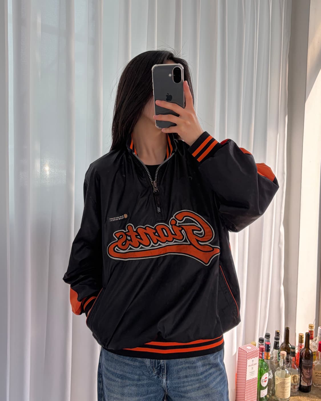 [M]롯데 자이언츠 춘추용 베이스볼 바람막이 자켓 상품이미지1