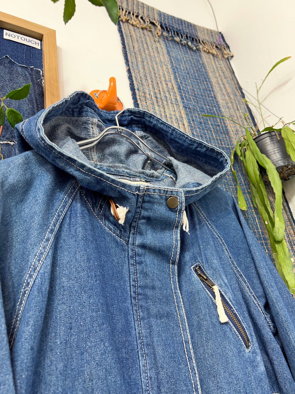 👧🏻OLIVEdesOLIVE Denim Hooded Jacket 상품이미지3