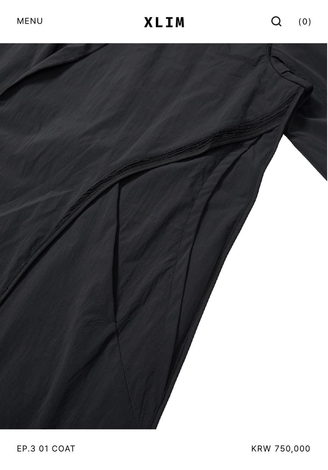 XLIM EP.3 01 COAT 2 SIZE 상품이미지3