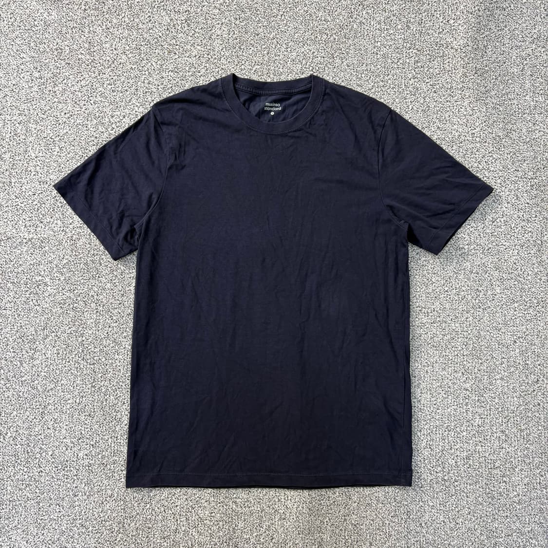 S 무신사스탠다드 반팔티 라운드 네이비 0311J 상품이미지1