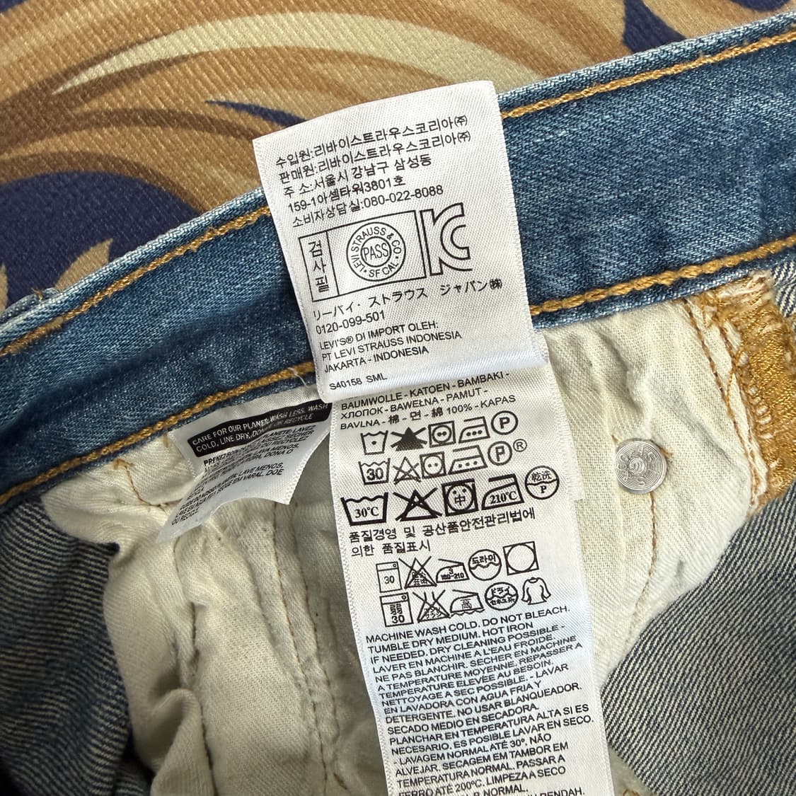 (30)리바이스 Levis 501 워싱 데님팬츠 상품이미지5