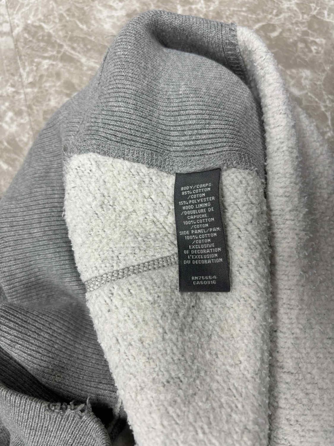 아베크롬비 y2k 올드스쿨 그레이 스웨트셔츠 후드티(M) 상품이미지5