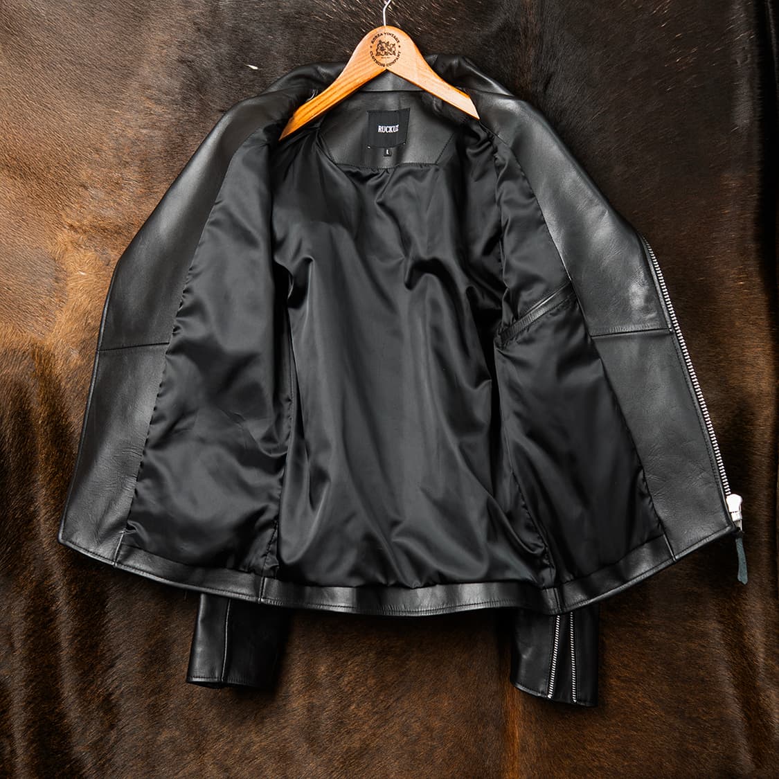 [97] RUCKUZ 카우레더 더블라이더 자켓 MO-2407  상품이미지6
