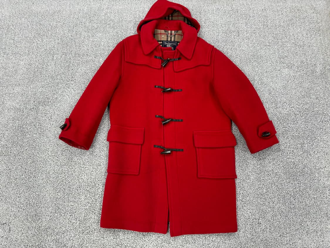 버버리 노바체크 모직 떡볶이 코트 상품이미지1