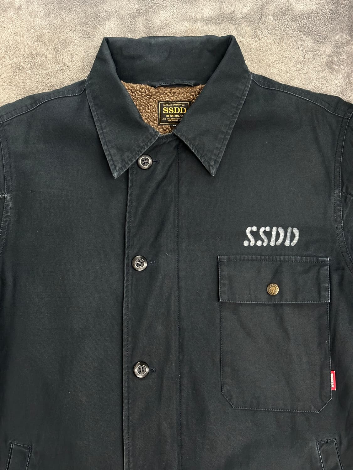 FUCT SSDD A-2 덱 자켓 L 상품이미지4