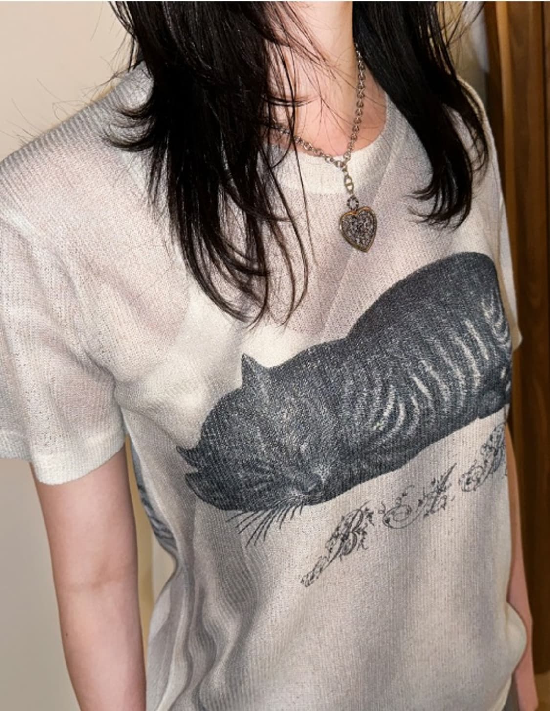 eessay NAP CAT SUMMER KNIT 에세이 니트 반팔 상품이미지2