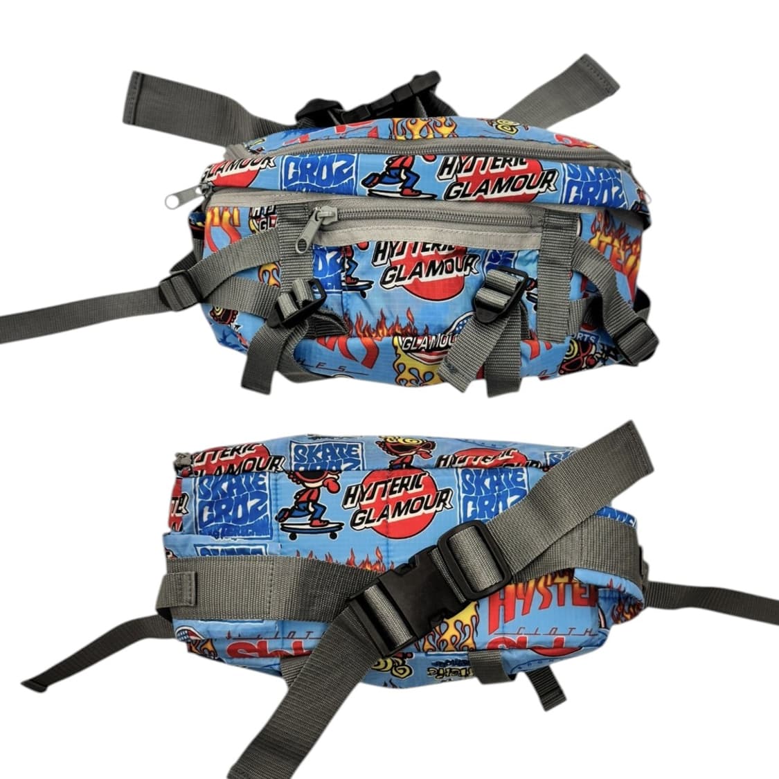 히스테릭글래머 2way 백팩 웨이스트백 블루 상품이미지6