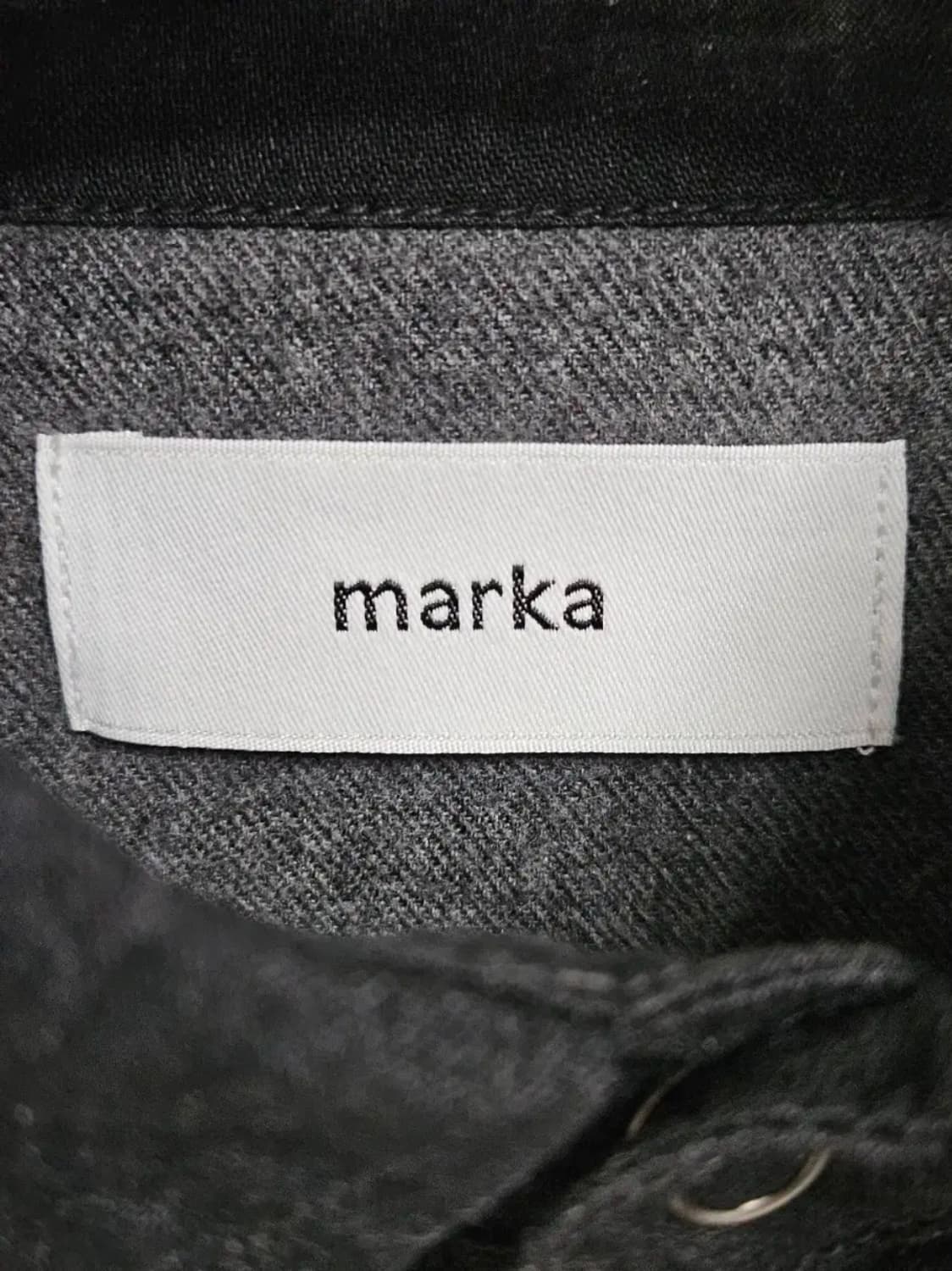 마카웨어 풀라이닝 오가닉 코튼 셔츠자켓 블랙 상품이미지7