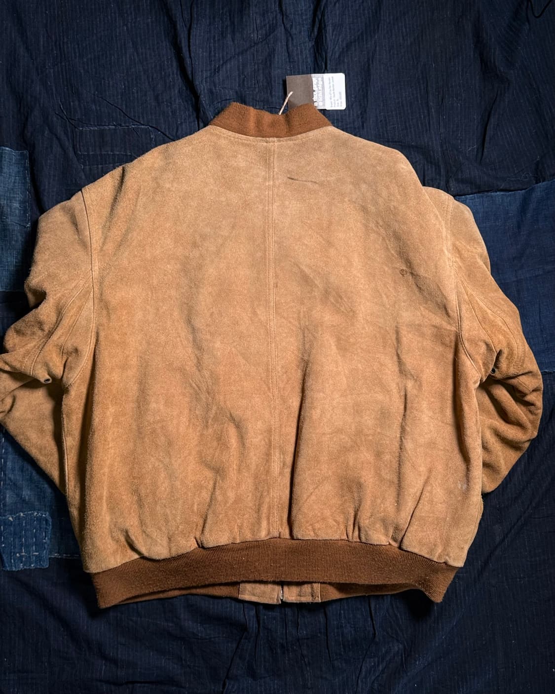 90‘s 417 by 반호이젠 스웨이드 봄버 자켓 XL 상품이미지7