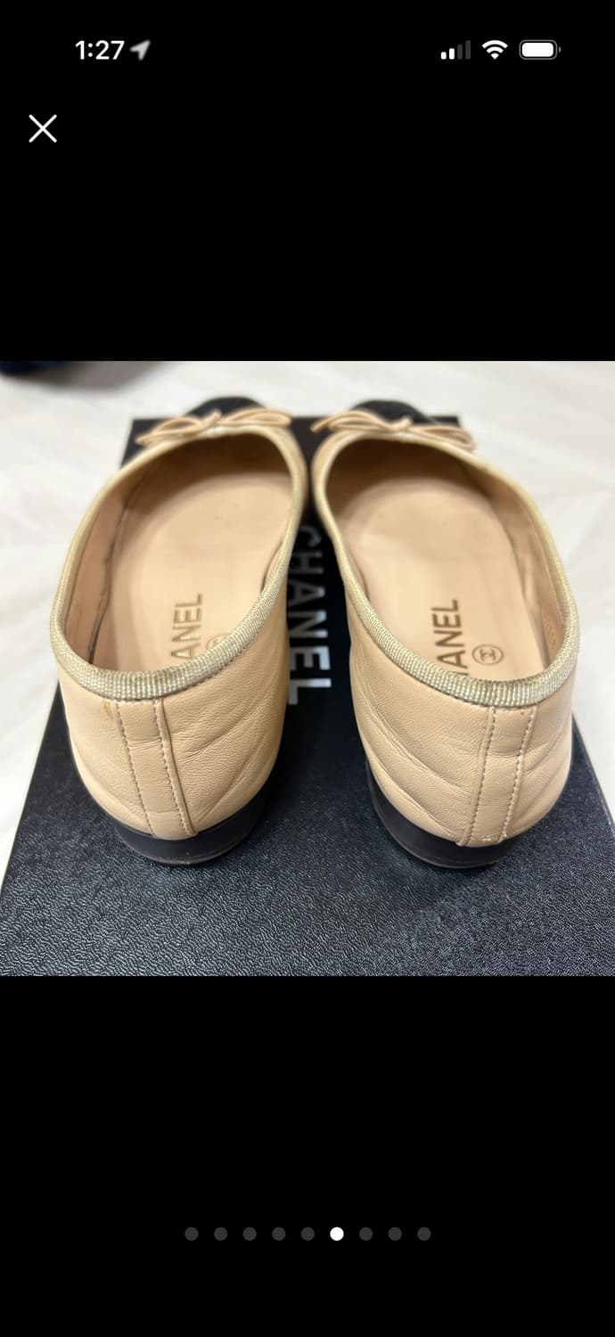 샤넬 발레리나 검베 플랫슈즈 34.5(225) 상품이미지6