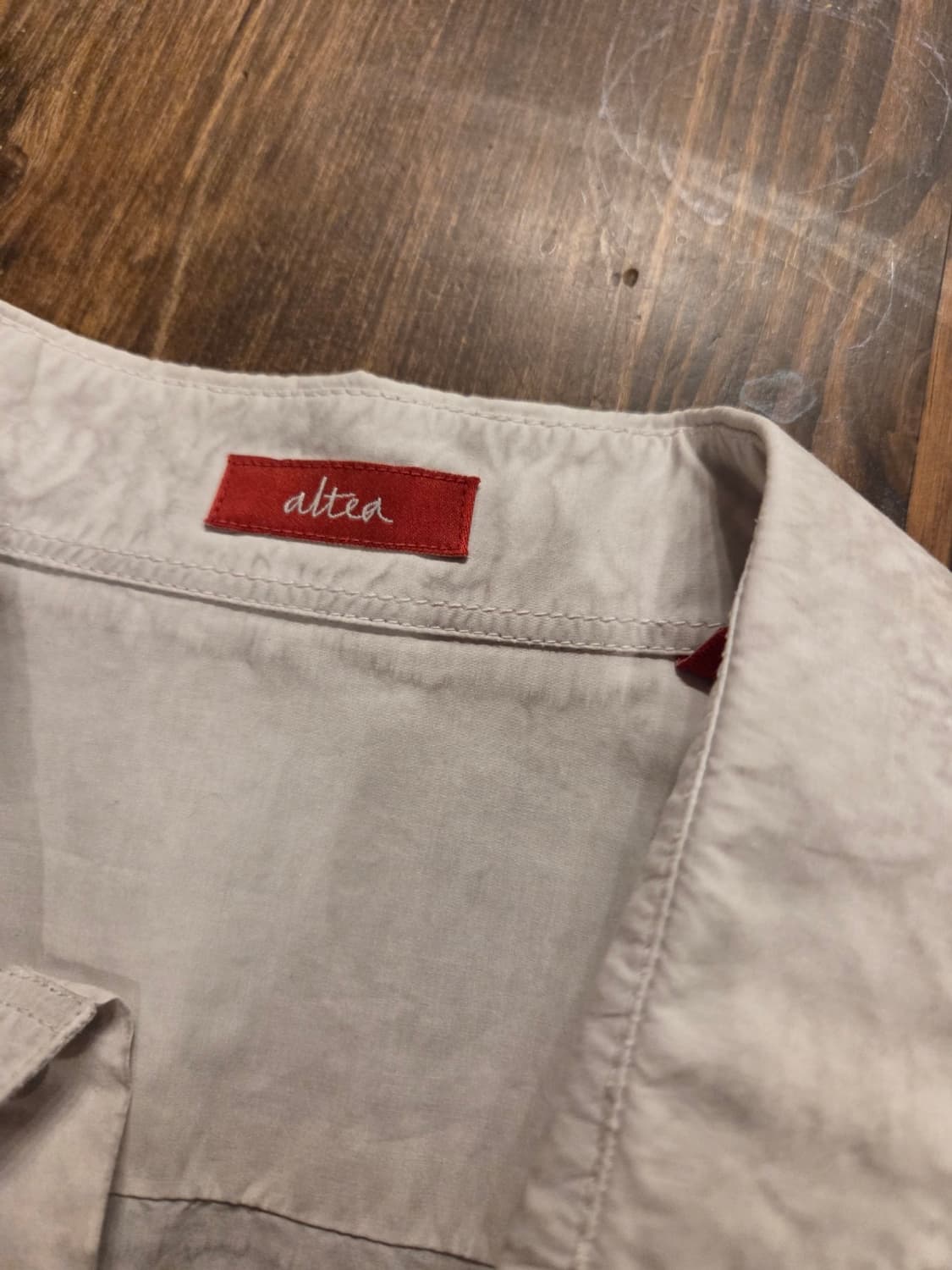 이탈리아 브랜드 알테아 화이트셔츠 상품이미지8