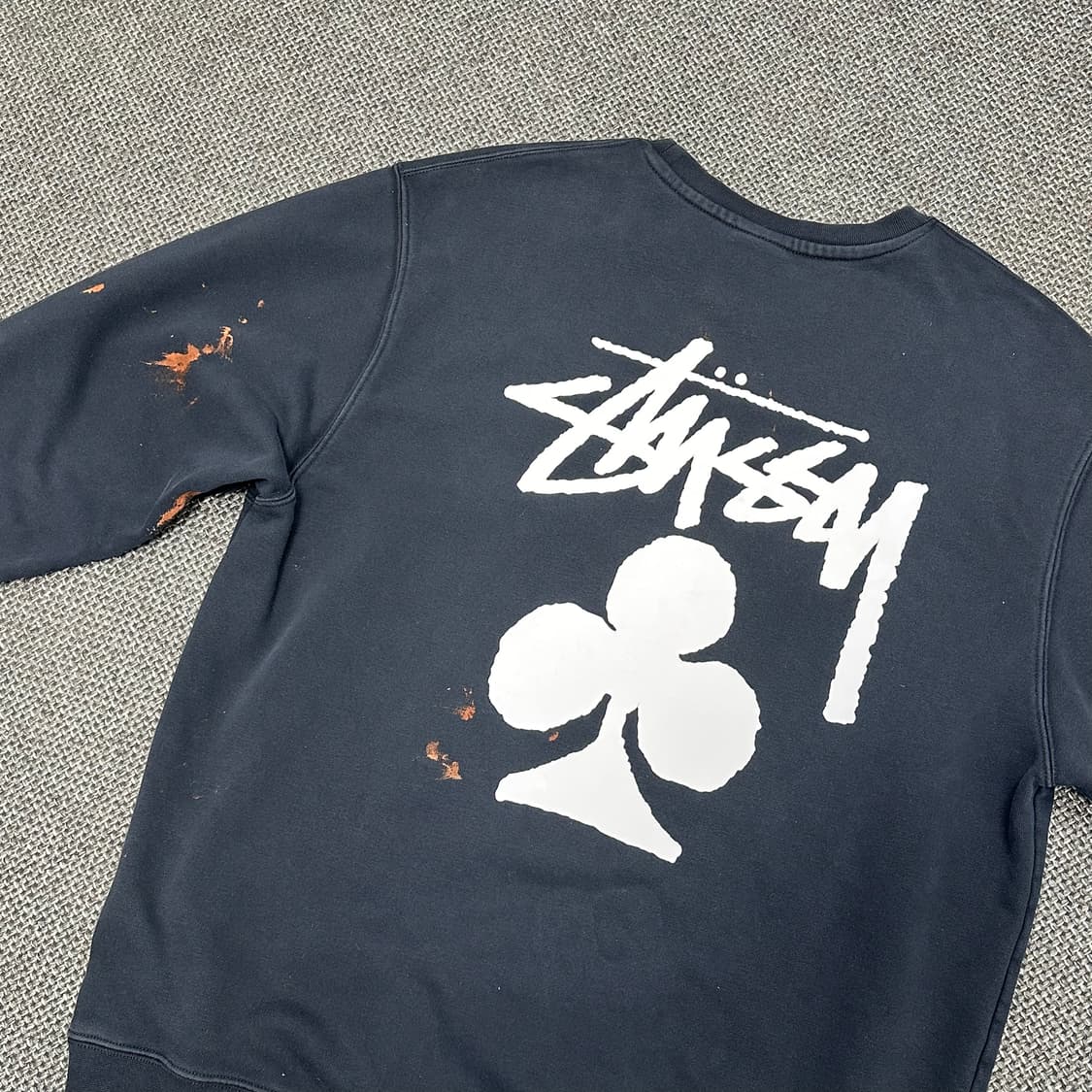 스투시 클로버 빈티지 맨투맨 L 상품이미지8