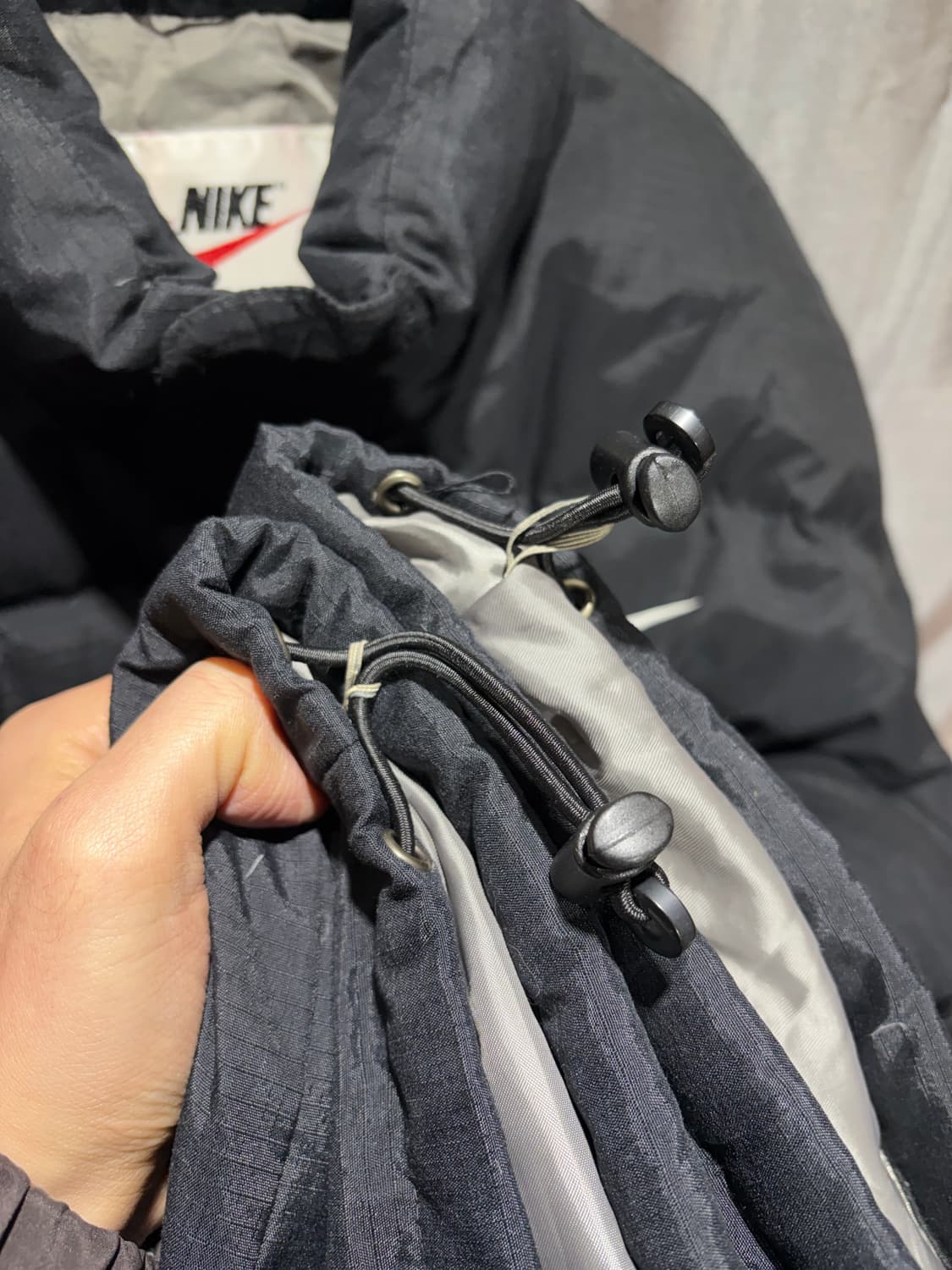 L 나이키 00s 스우시 뉴챔프 블랙 패딩 상품이미지6