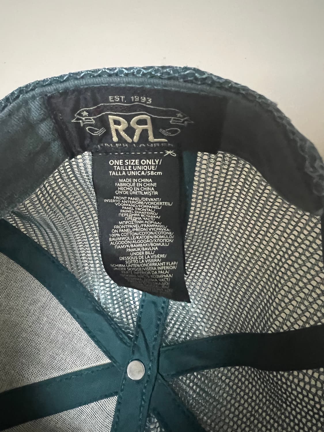 RRL 트러커 볼캡 상품이미지3