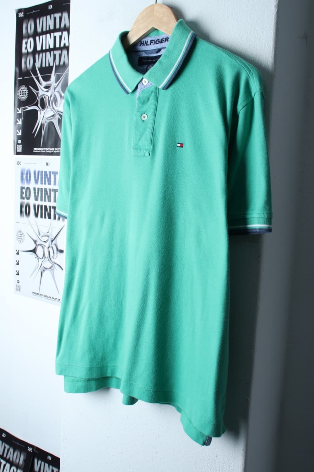 (L-XL) 타미힐피거 반팔 카라 티셔츠 작은이염 스몰로고-H30274 상품이미지1