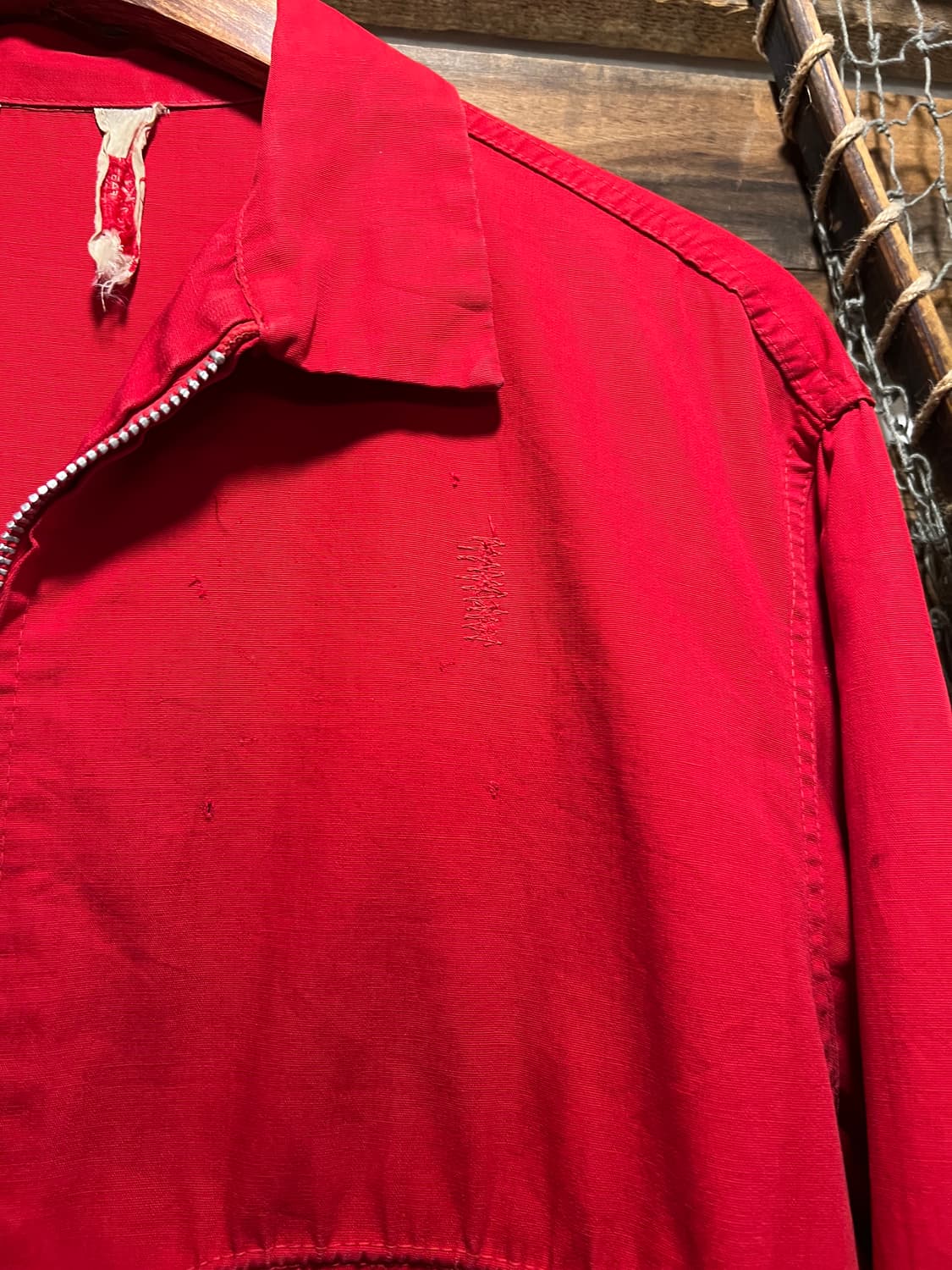 [M]60's Dan River USA 올드카 프린팅 드리즐러 자켓 상품이미지6