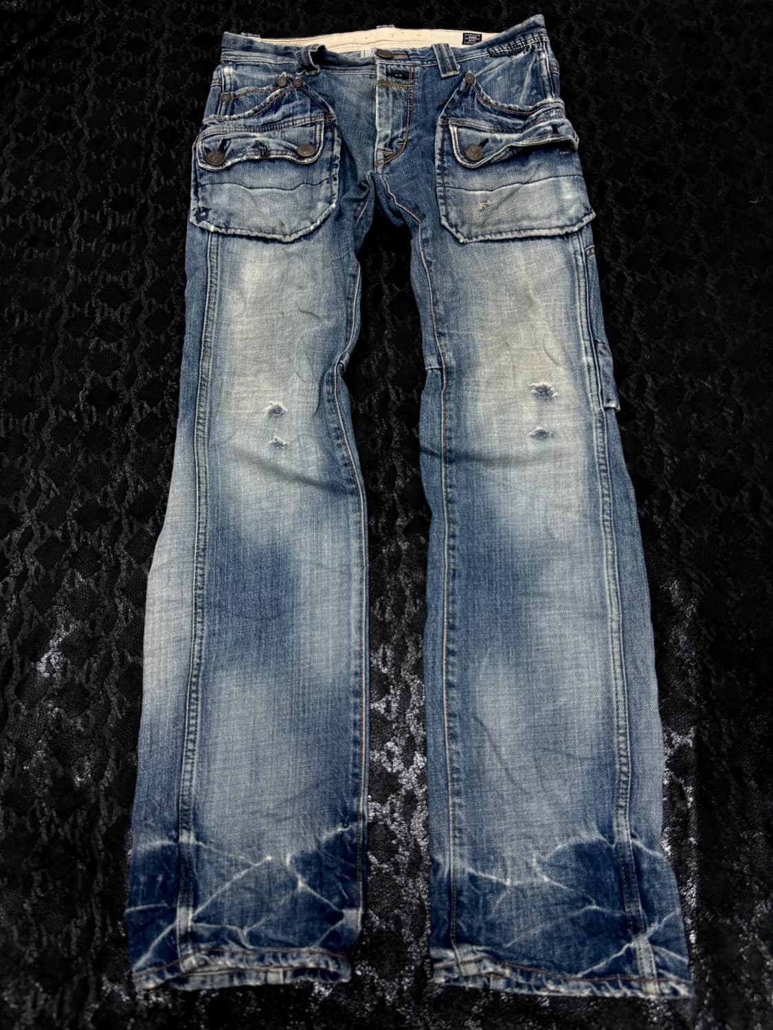 “Vintage” Y2K Mood Pocket Detail Crack P 상품이미지1