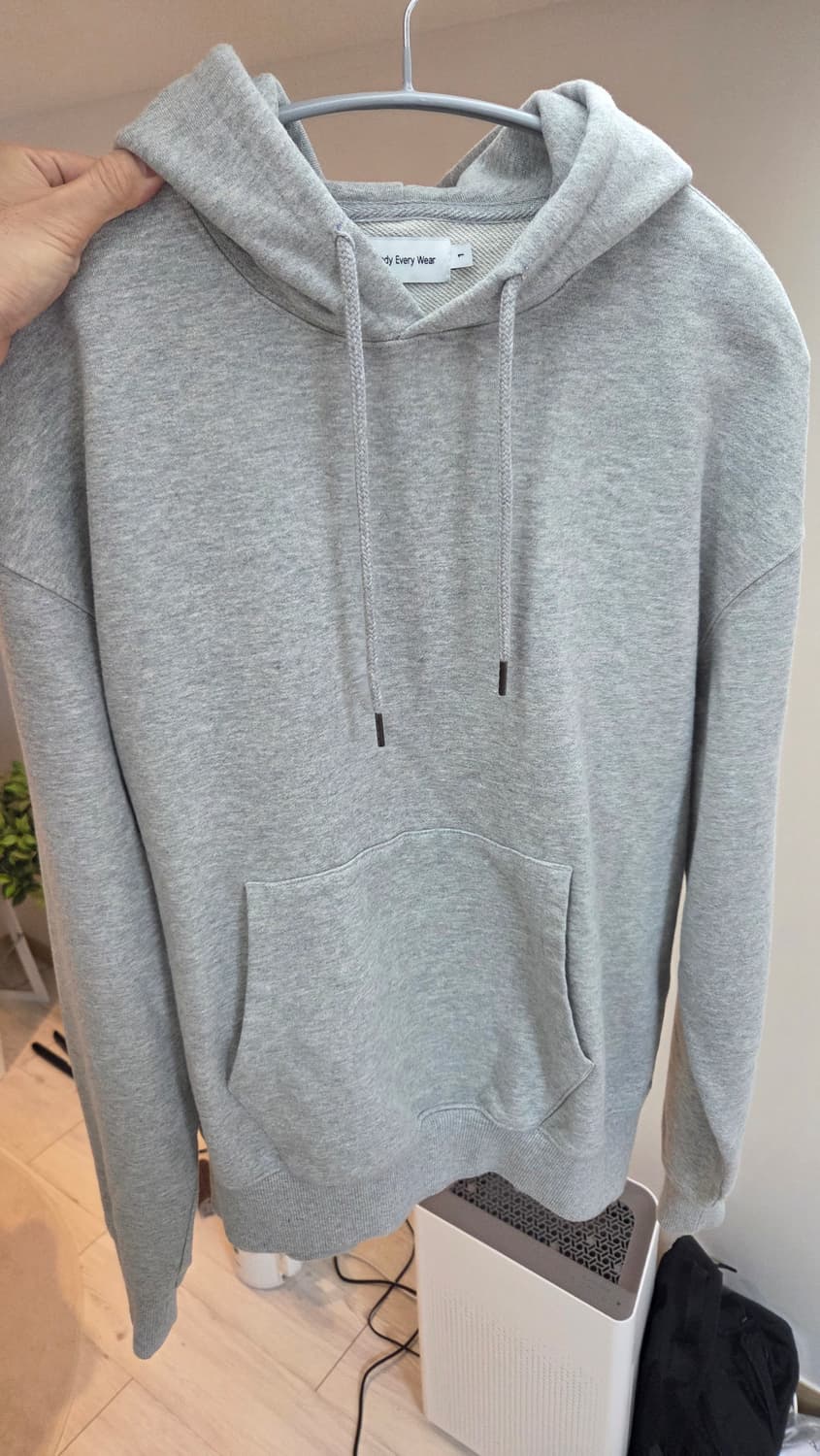 스테디에브리웨어 데일리 후디 (그레이 멜란지) 1사이즈 상품이미지1