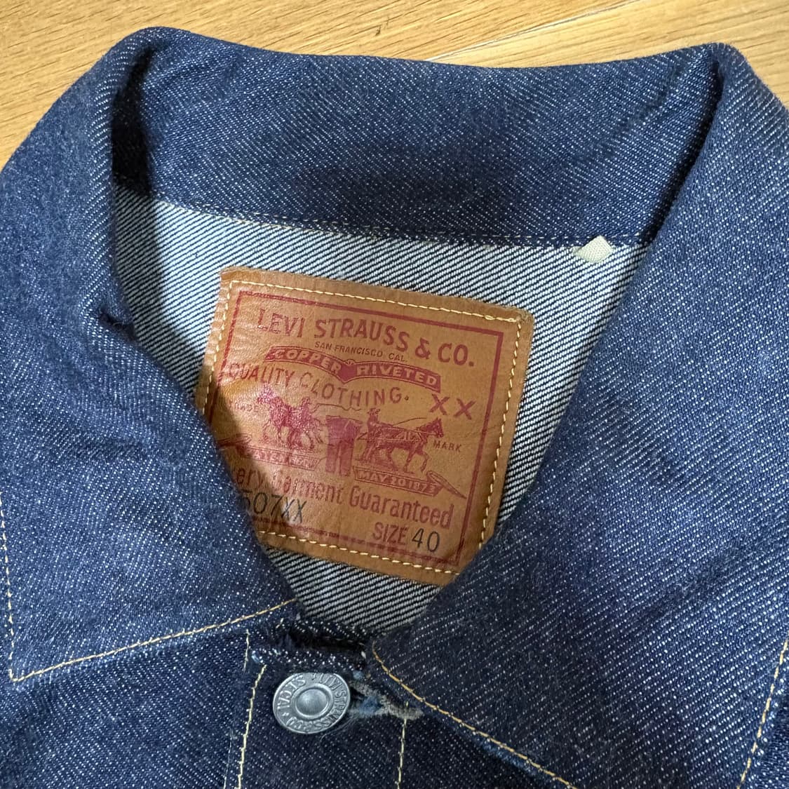 리바이스빈티지클로딩(LVC) 타입2 트러커 자켓 M 상품이미지3