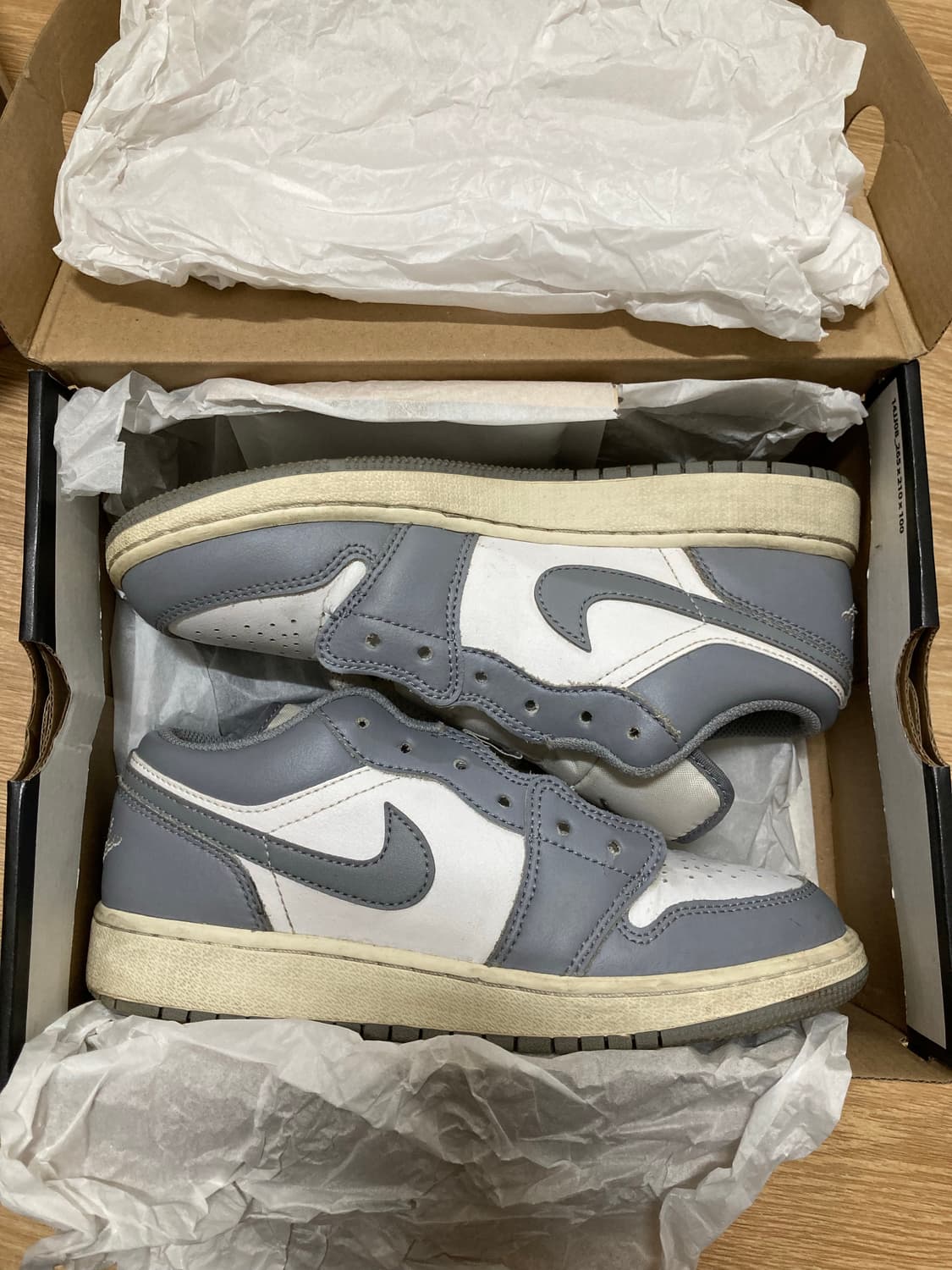 조던 1 로우 스텔스앤화이트 상품이미지1