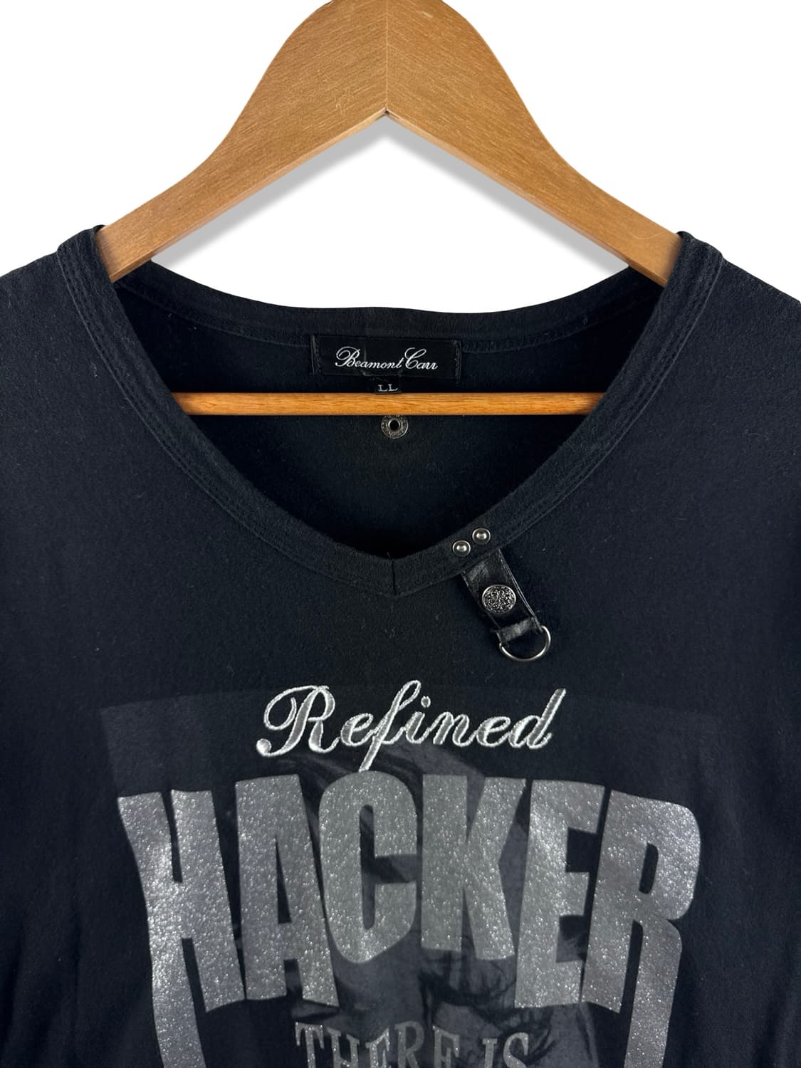 JPN Y2K 글리터 레터링 롱슬리브2569 상품이미지3