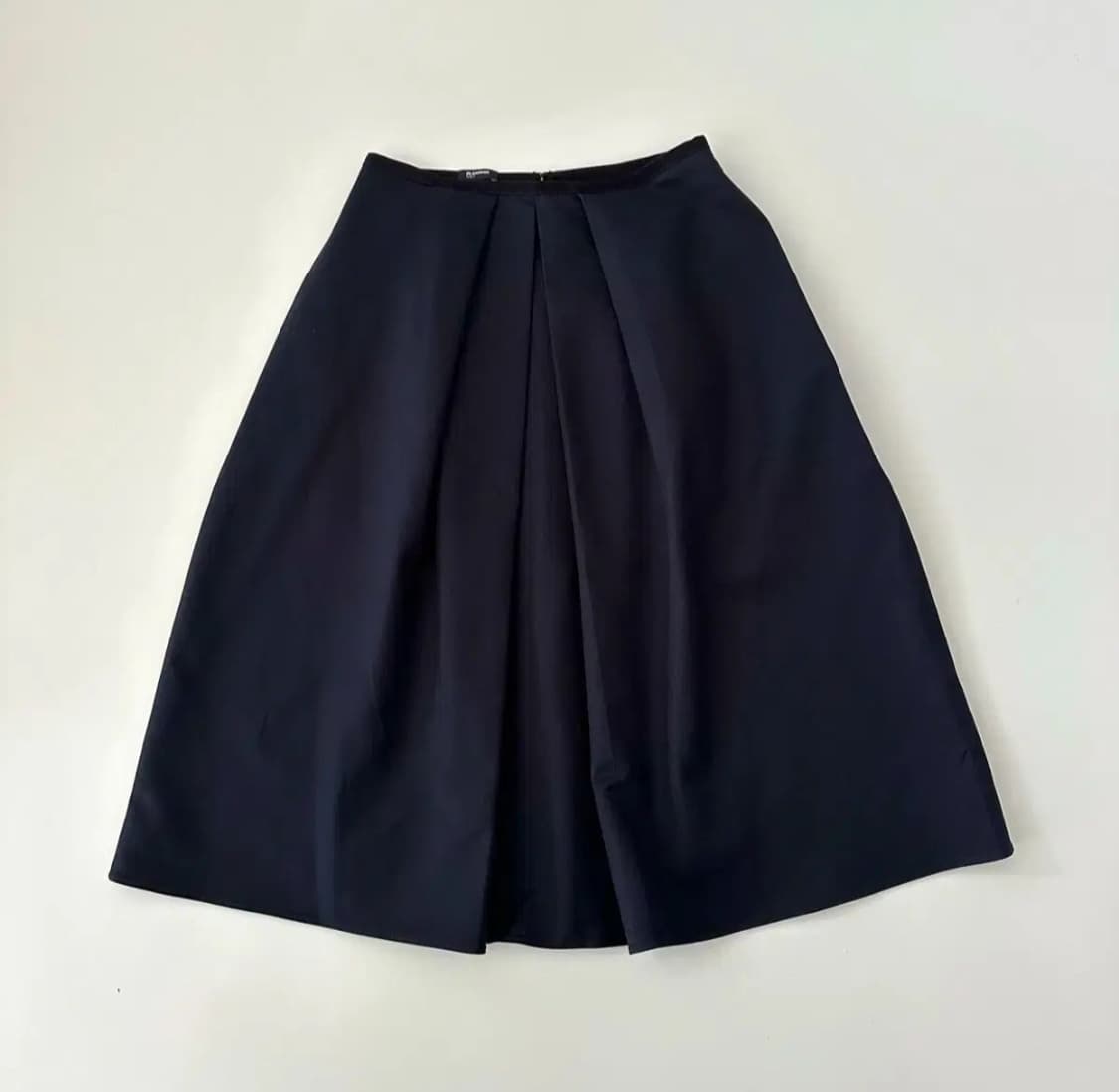 질샌더 네이비 A라인 스커트 상품이미지1