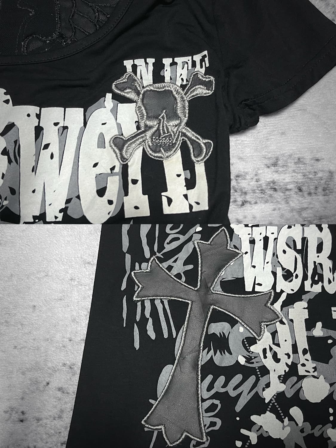 punk detail graphic t  상품이미지3