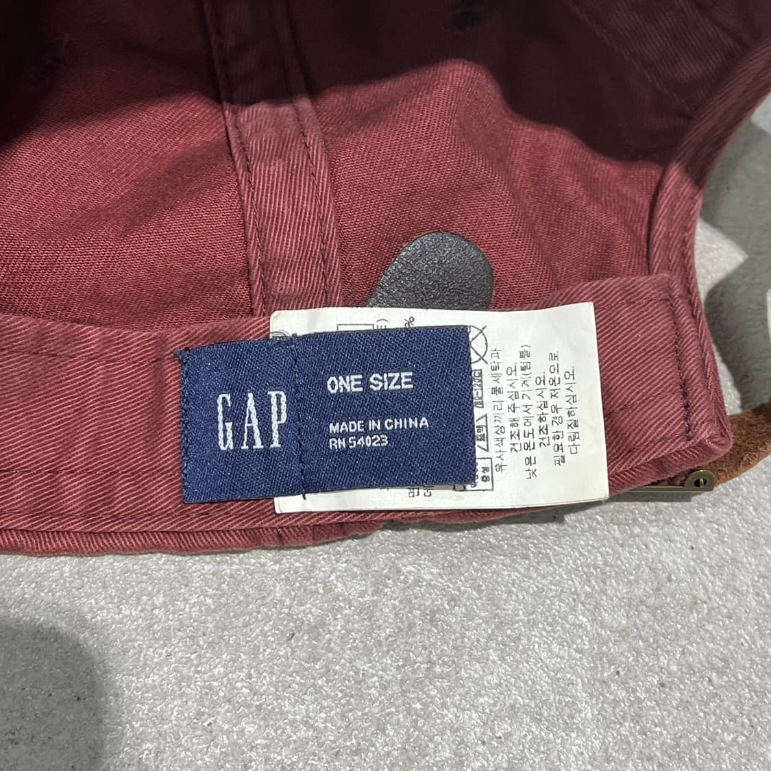 갭 로고 볼캡 s09975 상품이미지7