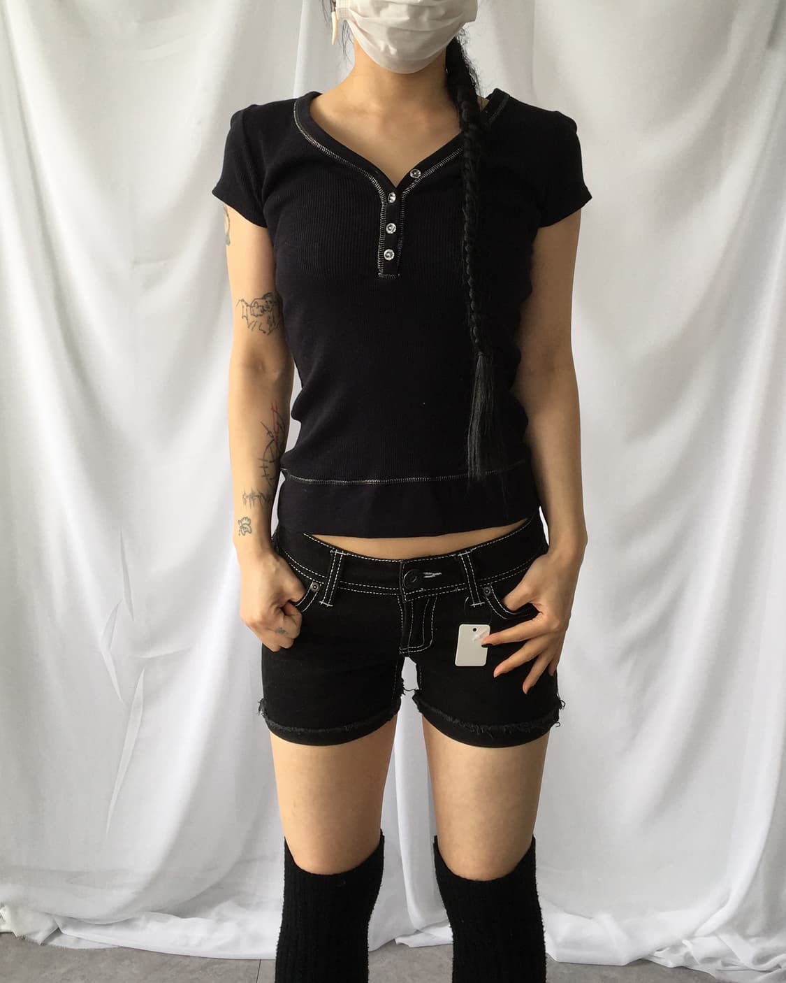 Stitch point short 상품이미지6
