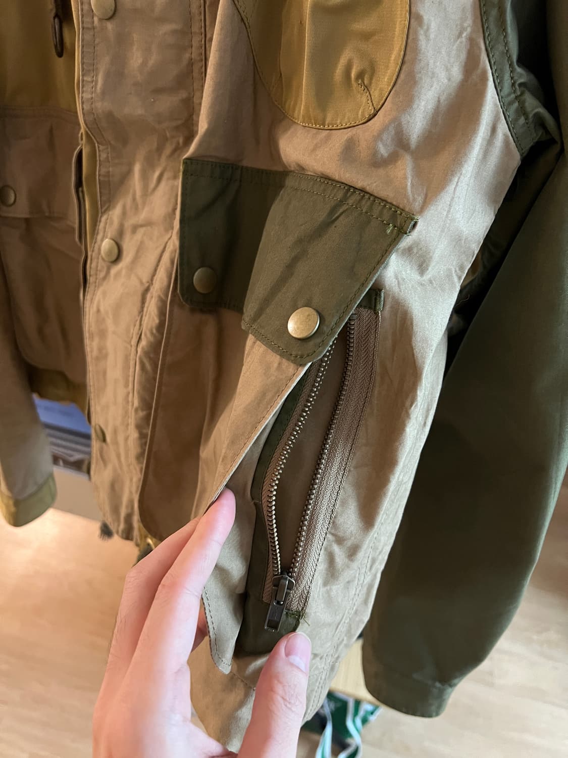 Kolor 배색 자켓 상품이미지6