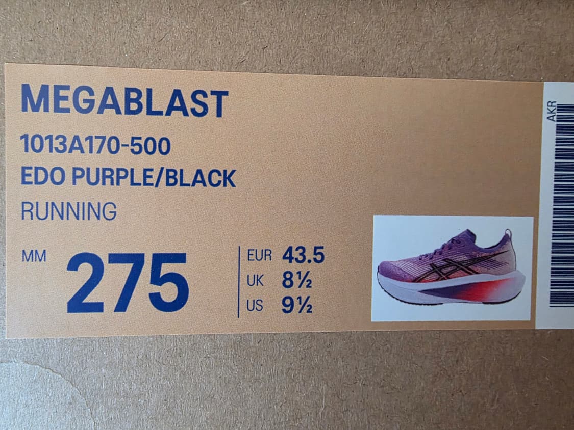 아식스 메가블라스트 275mm 상품이미지2