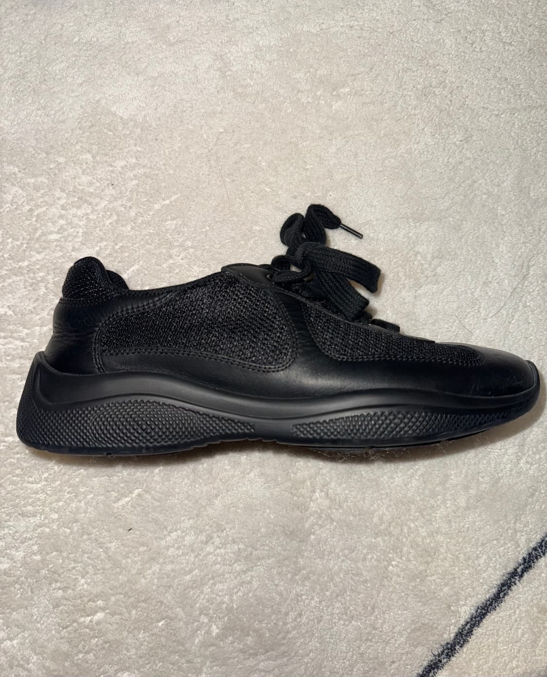 PRADA BIKER SNEAKERS BLACK 상품이미지3
