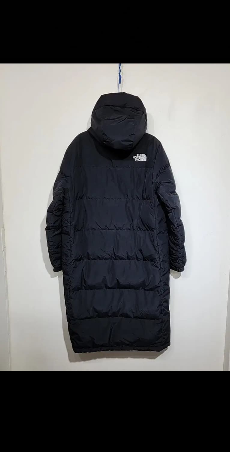 (L) 노스페이스 구스다운 롱패딩 점퍼 블랙 거위털 다운코트 후드  상품이미지7