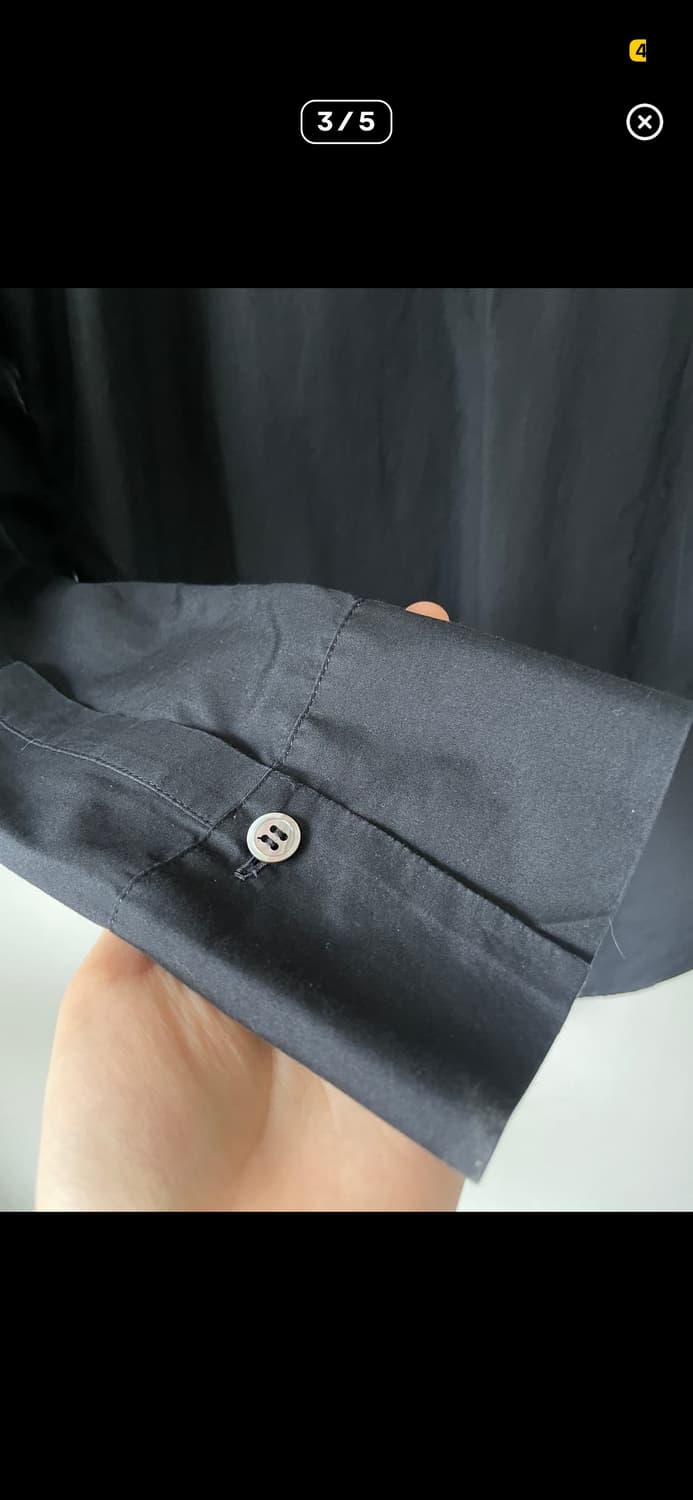 요지 야마모토 Y's 블랙 셔츠 상품이미지3