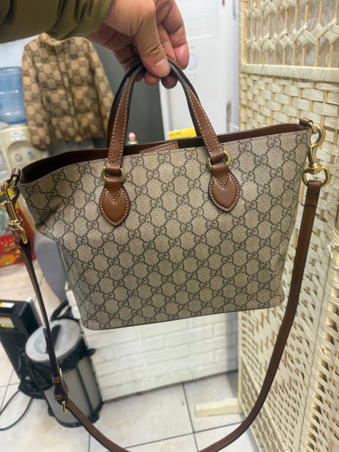 정품 구찌 GG 수프림 에덴 2way백 팝니다 상품이미지3