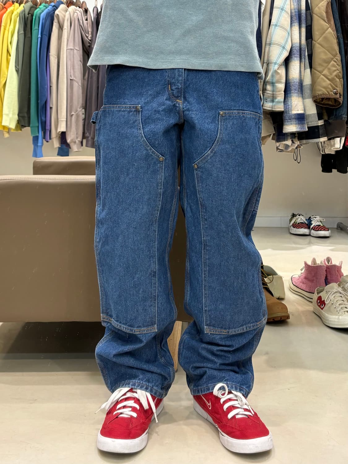 칼하트 더블니 카펜터 데님팬츠 상품이미지8